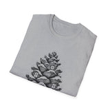Surreal Christmas Shirt, Pinecone House Illusion Art Tee, Christmas Gift, Winter Holiday Tee