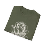 Surreal Garden Shirt, Rose Staircase Illusion Art Tee, Gardener Gift, Botanical Plant Tee