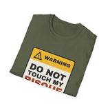 Do Not Touch My Bisque Shirt, Funny Pottery Warning Label Tee, Ceramic Artist Gift, Potter Gift, Pottery Studio T-Shirt