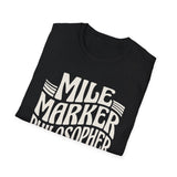Mile Marker Philosopher Shirt, Funny Truck Driver Shirt, Trucker Gift, Truck Driver Tee, CDL Driver Gift