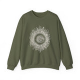 Surreal Celestial Sweatshirt, Eclipse Wreath Illusion Art Crewneck, Moon Phase Tee, Mystical Witchy Gift