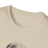 Surreal Celestial Shirt, Moon Balloon Illusion Art Tee, Moon Phase Tee, Mystical Witchy Gift