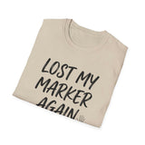 Lost My Marker Again Shirt, Funny X-Ray Tech Shirt, Radiology Tech Gift, Rad Tech Week Tee, Radiologic Technologist