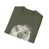 Surreal Music Shirt, Vinyl Galaxy Illusion Art Tee, Musician Gift, Piano Guitar Tee