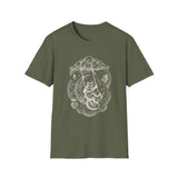 Surreal Celestial Shirt, Moon Swing Fox Illusion Art Tee, Moon Phase Tee, Mystical Witchy Gift