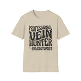Professional Vein Hunter Shirt, Funny Phlebotomist Shirt, Phlebotomy Gift, Lab Tech Tee, Lab Week Gift