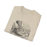 Surreal Occupational Therapy Shirt, Shoelaces to Road Illusion Art Tee, OT Gift, Occupational Therapist Tee