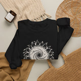 Surreal Garden Sweatshirt, Sunflower Galaxy Illusion Art Crewneck, Gardener Gift, Botanical Plant Tee