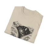 Surreal Space Shirt, Zipper Galaxy Illusion Art Tee, Astronomy Tee, Space Lover Gift