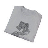 Surreal Knitter Shirt, Yarn to Ocean Waves Illusion Art Tee, Knitting Gift, Knitter Tee, Yarn Lover Gift
