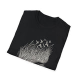 Surreal Dental Hygienist Shirt, Toothbrush to Meadow Illusion Art Tee, RDH Gift, Dental Hygiene Tee