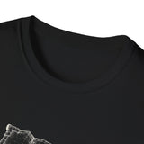 Surreal Travel Shirt, Map Ocean Waves Illusion Art Tee, Adventure Gift, Wanderlust Tee