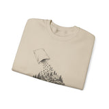 Surreal Garden Sweatshirt, Seed Packet Forest Illusion Art Crewneck, Gardener Gift, Botanical Plant Tee