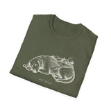 Surreal Vet Tech Shirt, Dog to Hills Illusion Art Tee, Vet Tech Gift, Veterinary Technician Tee, Vet Clinic Gift