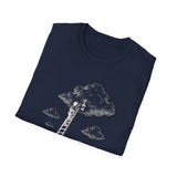 Surreal Fantasy Shirt, Lantern Ladder Cloud Illusion Art Tee, Whimsical Dreamer Tee, Fantasy Lover Gift