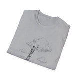 Surreal Fantasy Shirt, Lantern Ladder Cloud Illusion Art Tee, Whimsical Dreamer Tee, Fantasy Lover Gift