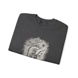 Surreal Bookish Sweatshirt, Keyhole Galaxy Illusion Art Crewneck, Book Lover Gift, Reader Tee, Dark Academia Shirt