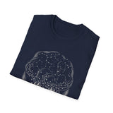 Surreal Celestial Shirt, Star Hands Illusion Art Tee, Moon Phase Tee, Mystical Witchy Gift
