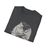 Surreal Combat Archery Shirt, Bow to River Bend Illusion Art Tee, Archery Gift, Archer Tee, Combat Archery Gift
