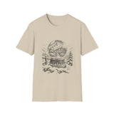 Surreal Christmas Shirt, Snow Globe Village Illusion Art Tee, Christmas Gift, Winter Holiday Tee