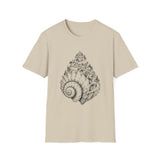 Surreal Ocean Shirt, Seashell City Illusion Art Tee, Sailing Tee, Ocean Lover Gift