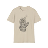 Surreal Christmas Shirt, Mitten Cabin Illusion Art Tee, Christmas Gift, Winter Holiday Tee