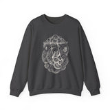 Surreal Celestial Sweatshirt, Moon Swing Fox Illusion Art Crewneck, Moon Phase Tee, Mystical Witchy Gift