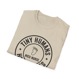 Tiny Humans, Huge Saves Shirt, Funny NICU Nurse Shirt, Neonatal Nurse Gift, NICU Christmas Tee, Nurse Gift