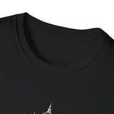 Surreal Architect Shirt, Blueprint Castle Illusion Art Tee, Architect Gift, Vintage Engraving Tee
