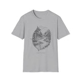 Surreal Combat Archery Shirt, Bow to River Bend Illusion Art Tee, Archery Gift, Archer Tee, Combat Archery Gift