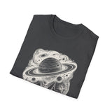 Surreal Space Shirt, Saturn Balloon Illusion Art Tee, Astronomy Tee, Space Lover Gift