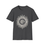 Surreal Celestial Shirt, Eclipse Wreath Illusion Art Tee, Moon Phase Tee, Mystical Witchy Gift
