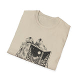 Surreal Christmas Shirt, Gift Box Forest Door Illusion Art Tee, Christmas Gift, Winter Holiday Tee