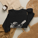 Surreal Chef Sweatshirt, Lemon Sunrise Illusion Art Crewneck, Chef Gift, Vintage Engraving Tee