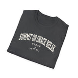Summit or Snack Break Shirt, Funny Hiker Shirt, Hiker Gift, Hiking Tee, Outdoor Lover Gift