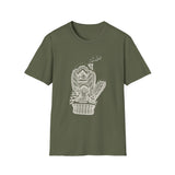 Surreal Christmas Shirt, Mitten Cabin Illusion Art Tee, Christmas Gift, Winter Holiday Tee