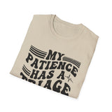 My Patience Has a Triage Level Shirt, Funny ER Nurse Shirt, ER Nurse Gift, Emergency Nurse Tee, Nurse Week Gift