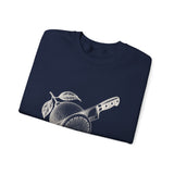 Surreal Chef Sweatshirt, Lemon Sunrise Illusion Art Crewneck, Chef Gift, Vintage Engraving Tee