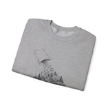 Surreal Garden Sweatshirt, Seed Packet Forest Illusion Art Crewneck, Gardener Gift, Botanical Plant Tee