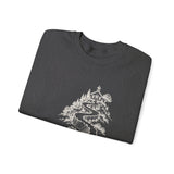 Surreal Teacher Sweatshirt, Pencil Road Schoolhouse Illusion Art Crewneck, Teacher Gift, Vintage Engraving Tee
