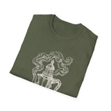 Surreal Coffee Shirt, Moka Lighthouse Illusion Art Tee, Coffee Lover Gift, Vintage Engraving Tee
