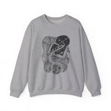 Surreal Bookish Sweatshirt, Endless Library Illusion Art Crewneck, Book Lover Gift, Reader Tee, Dark Academia Shirt