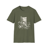 Surreal Ocean Shirt, Desert Door Ocean Illusion Art Tee, Sailing Tee, Ocean Lover Gift