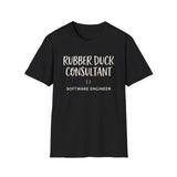 Rubber Duck Consultant Shirt, Funny Software Engineer Shirt, Programmer Gift, Software Developer Tee, Coder Gift