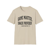 Game Master, Snack Provider Shirt, Funny Game Master Shirt, Tabletop Gamer Gift, RPG Tee, Game Night Gift