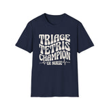 Triage Tetris Champion Shirt, Funny ER Nurse Shirt, ER Nurse Gift, Emergency Nurse Tee, Nurse Week Gift
