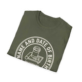 Name and Date of Birth, Please Shirt, Funny Pharmacy Tech Shirt, Pharmacist Gift, Pharmacy Technician Tee, Pharmacy Week Gift