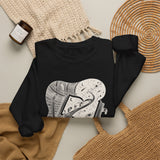 Surreal Bookish Sweatshirt, Endless Library Illusion Art Crewneck, Book Lover Gift, Reader Tee, Dark Academia Shirt