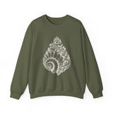 Surreal Ocean Sweatshirt, Seashell City Illusion Art Crewneck, Sailing Tee, Ocean Lover Gift