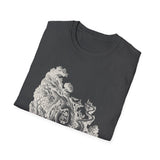 Surreal Celestial Shirt, Moon Lantern Illusion Art Tee, Moon Phase Tee, Mystical Witchy Gift